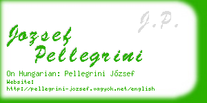 jozsef pellegrini business card